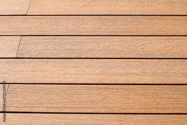 Fototapeta A versatile backdrop of a wooden floor, ideal for use in product photography, architectural concepts, and nature-themed designs.