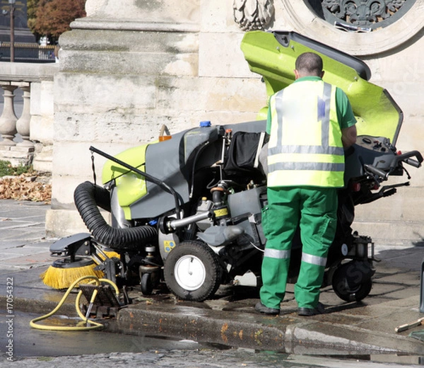 Obraz Machine à nettoyer, Paris
