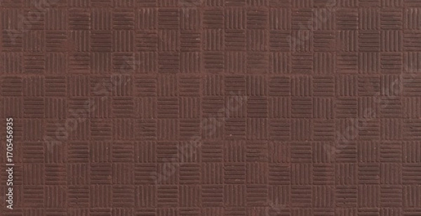 Obraz Textured Brown Square Grid Pattern