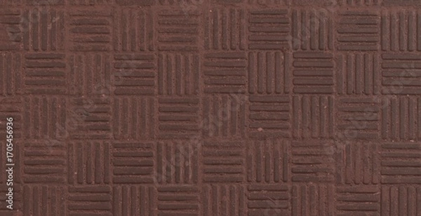 Obraz Textured Brown Square Grid Pattern
