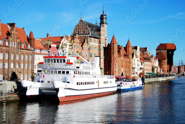 Obraz Gdansk harbor