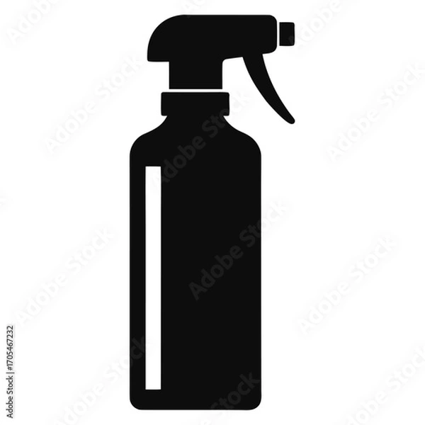 Fototapeta spray bottle vector illustration