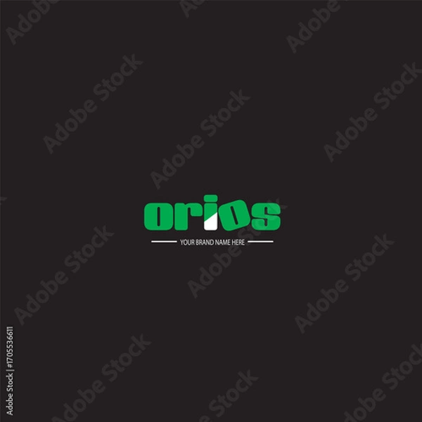 Fototapeta orios letter vector logo design