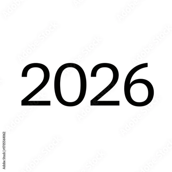 Obraz 2026 Golden Ribbon Year Text in Luxurious Metallic Design 2026 Vivid Multicolor Neon-Outlined Year Text Elegant Red 2026 Gold-Trimmed TypefaceBronze 2026 Metallic Numbers with Warm ShineBold Black 202