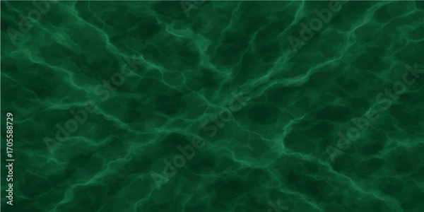Fototapeta A vibrant green energy background with flowing light and rippling water textures creates a seamless, powerful motion pattern