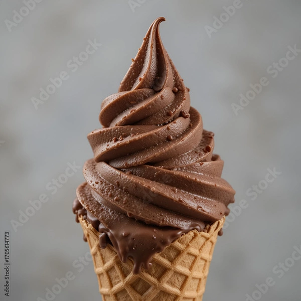 Fototapeta ice cream cone stack