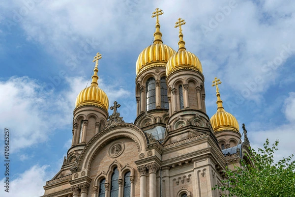 Obraz Russisch-Orthodoxe Kirche der heiligen Elisabeth auf dem Neroberg in Wiesbaden