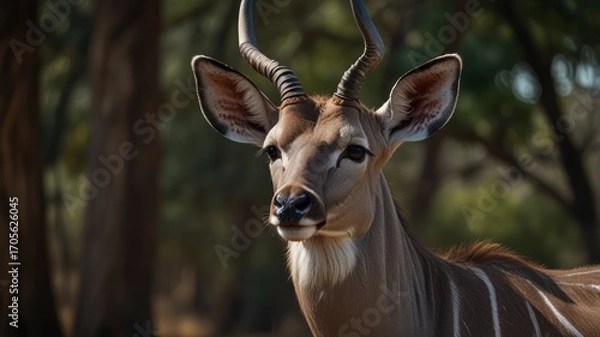 Obraz Antelope portrait in forest