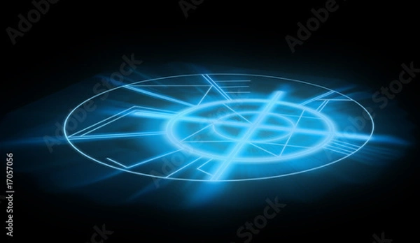 Obraz Fluorescent symbol