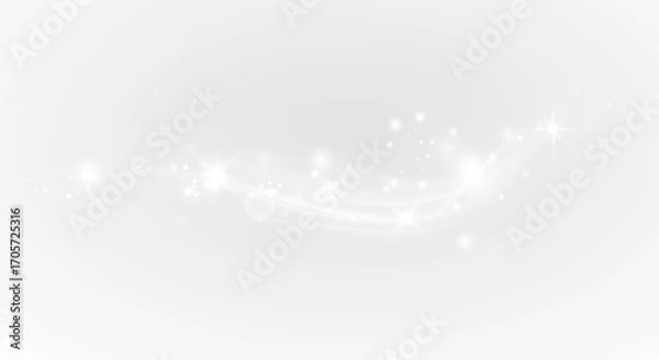 Fototapeta Christmas particles, glowing light flare, confetti, sparkle stars, magic dust, luxury texture, shiny glow,