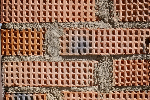 Obraz Background Texture Brick Bare Masonry Rough Version