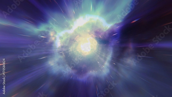 Obraz Abstract Colorful Wormhole