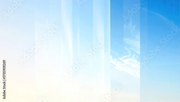 Fototapeta Diagonal Pastel Gradient Abstract Background with Pink to Ivory Color Transition and Linear Sky Pattern Design