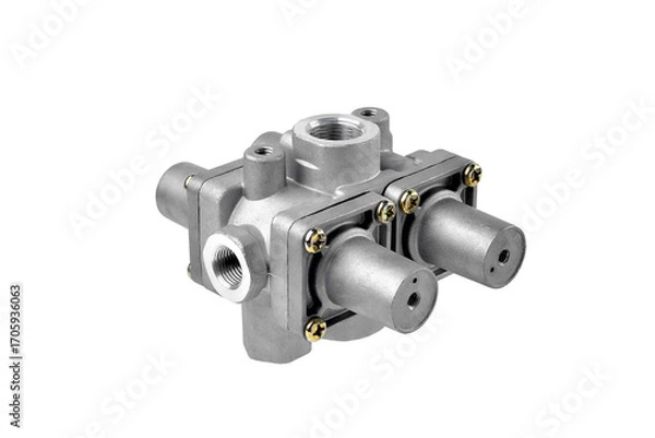 Fototapeta four-level truck pneumatic system safety valve