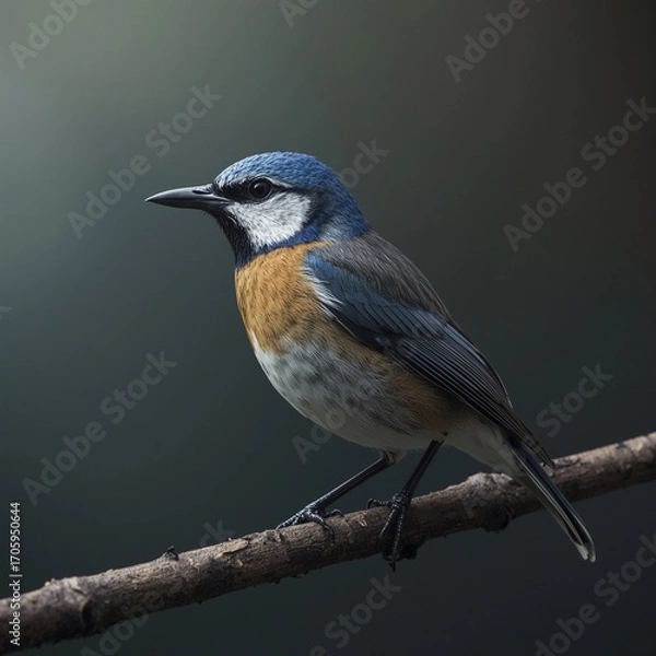 Obraz blue tit on branch
