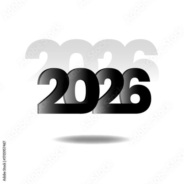 Obraz 2026 vector design
