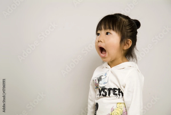 Fototapeta 歌を歌う女の子