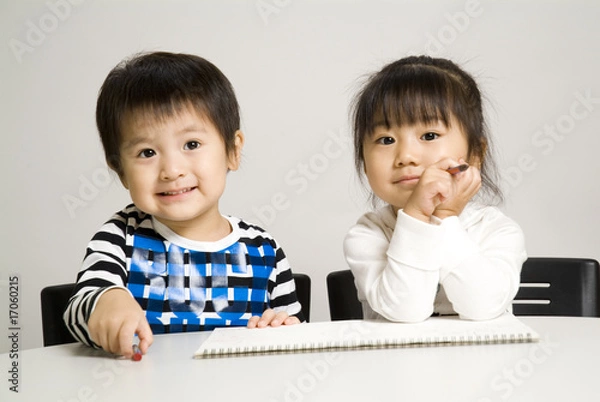 Obraz 絵を描く子供たち