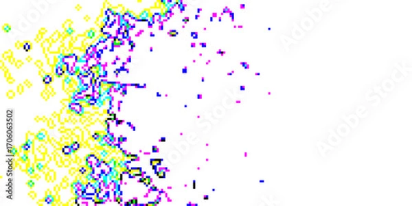 Obraz abstract background with colorful splashes