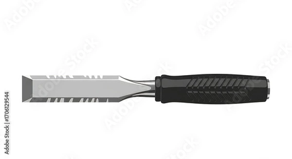 Fototapeta Detailed Illustration of a Wood Chisel with Functional Design.