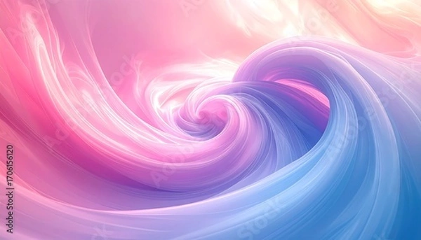 Fototapeta Abstract swirling pastel colors