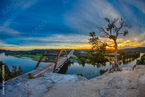 Fototapeta 360 Bridge Sunset