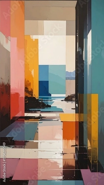 Obraz Abstract architectural vista