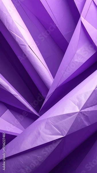 Obraz Abstract geometric purple shapes