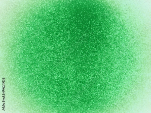 Fototapeta Green abstract background with a subtle gradient and textured noise. Perfect for overlays, backdrops, or design elements. Digitally generated image.