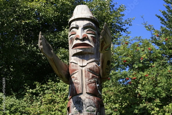 Obraz Totem in Vancouver, BC