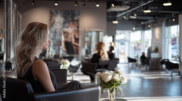 Obraz Client is waiting in a salon