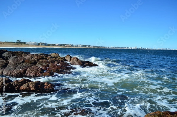 Obraz Waves on the rocks 