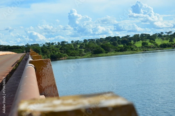 Obraz The lake from the bridge