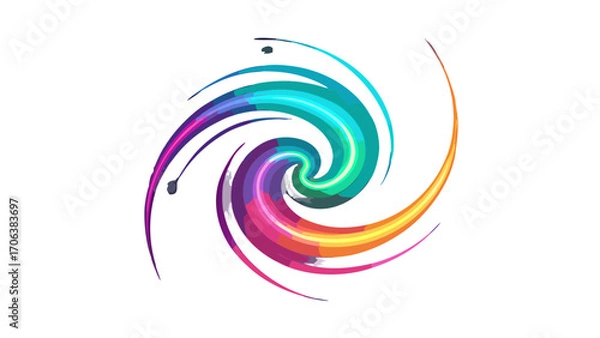 Obraz abstract swirl background