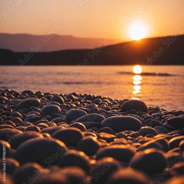 Obraz sunset over the sea