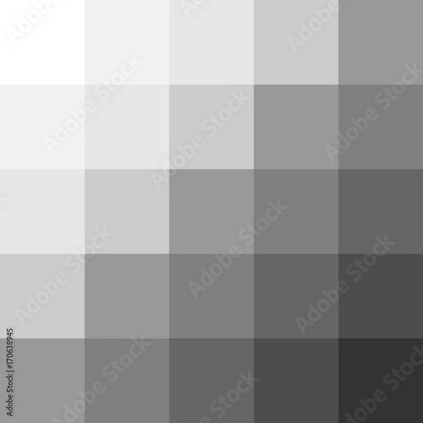Obraz Gray Geometric Background with Squares - Abstract Wallpaper