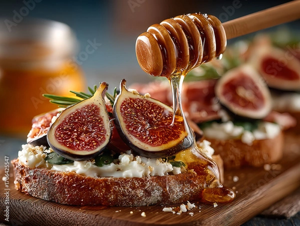 Fototapeta honey and figs