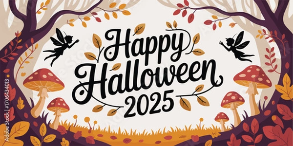 Obraz Whimsical Woodland Halloween Festivities 2025