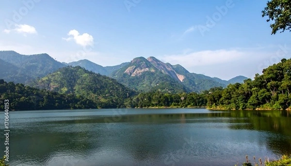 Obraz Mountain lake vista (3)