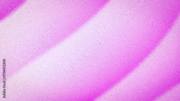 Fototapeta Abstract bright pink and white background with soft, blurred diagonal waves and a grainy texture. A modern template for vibrant, feminine designs