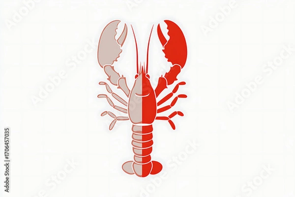 Obraz lobster vector illustration