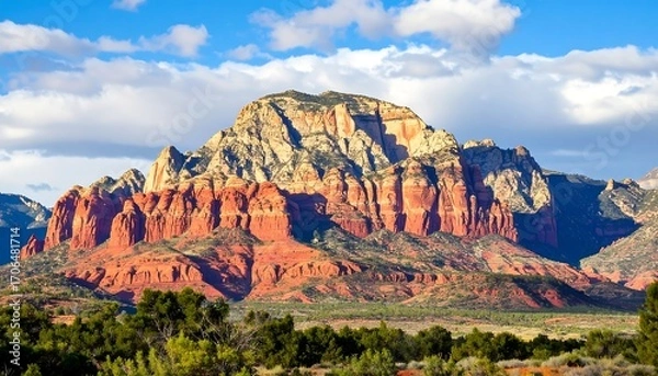 Obraz Mountain landscape, vibrant colors