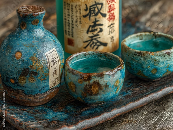 Fototapeta chinese tea set