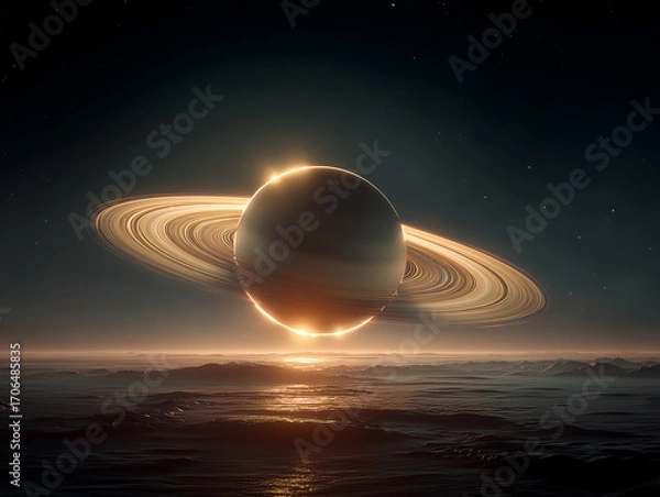 Fototapeta planet in space