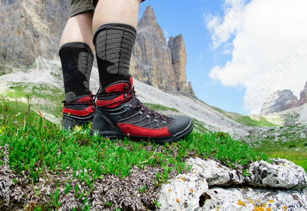 Fototapeta Wanderstiefel