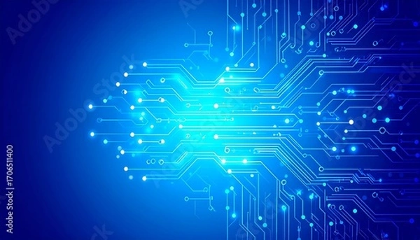 Fototapeta Abstract circuit board graphic