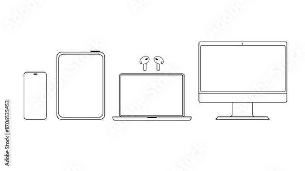 Obraz PC smartphone tablet gadget