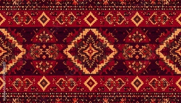 Obraz Ornate, patterned rug design