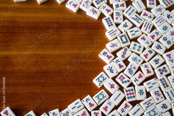 Obraz Mahjong tiles