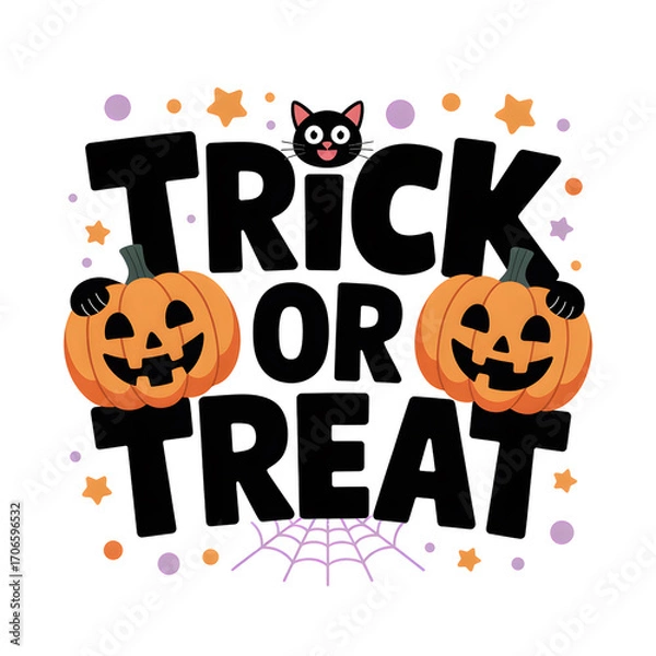 Obraz Spooky Halloween Vector Graphics

